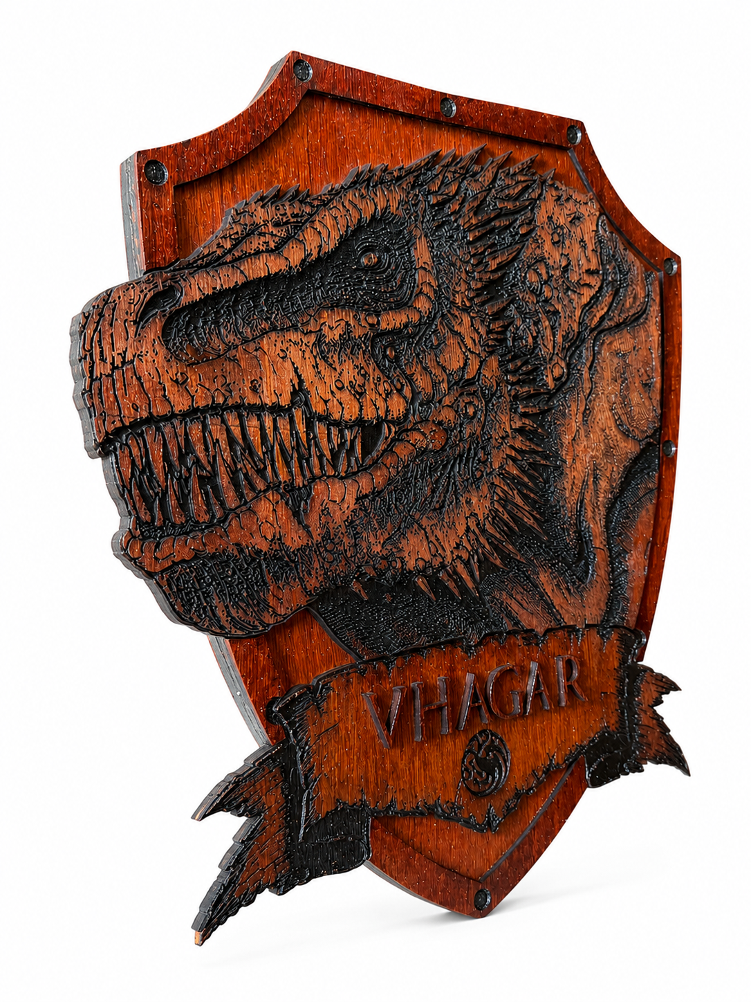 Escudo De Madera - Vhagar de House Of The Dragón